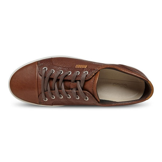 Ecco Men's Soft 7 Lace Sneakers Whiskey