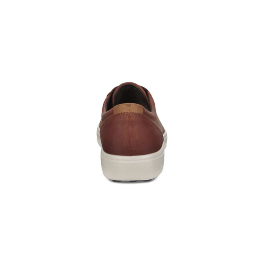 Ecco Men's Soft 7 Lace Sneakers Cognac