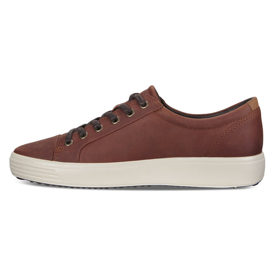 Ecco Men's Soft 7 Lace Sneakers Cognac