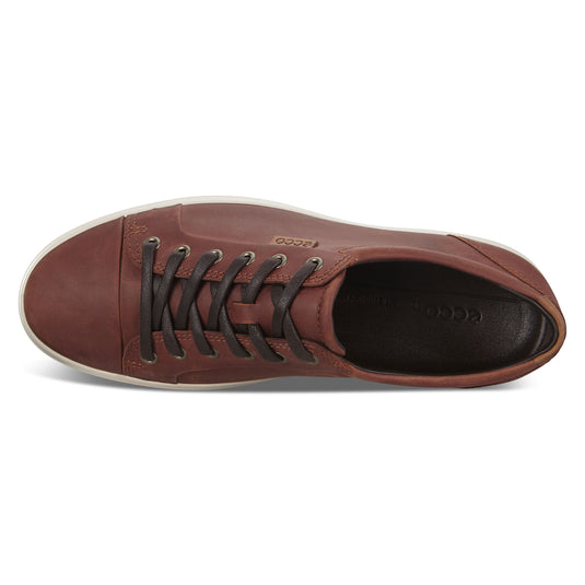 Ecco Men's Soft 7 Lace Sneakers Cognac