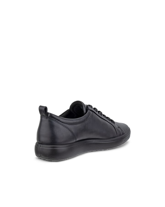 ECCO Soft 7 Women's Leather Gore-Tex Sneaker - Black