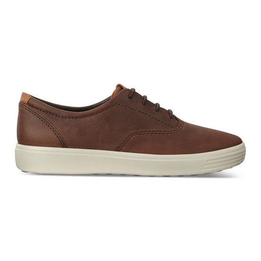 Ecco Men's Soft 7 Lace Sneakers Cocoa Brown