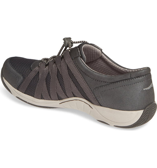 Dansko Women's Honor Sneakers Charcoal / Metallic Suede