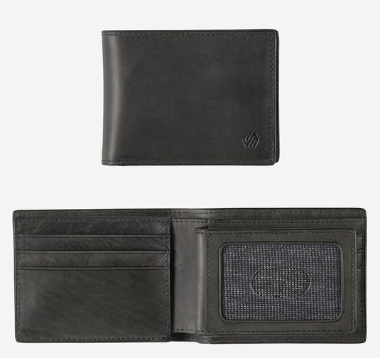 Johnston & Murphy Men's Rhodes 2-in-1 Billfold Wallet Black