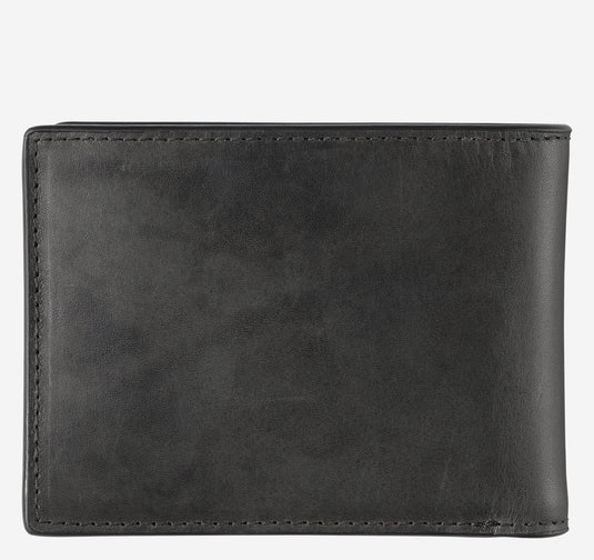 Johnston & Murphy Men's Rhodes 2-in-1 Billfold Wallet Black