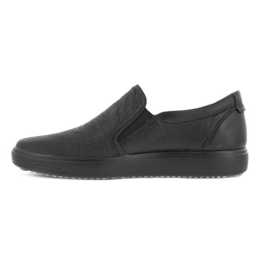 Ecco Women's Soft 7 Street Slip on Black/Black