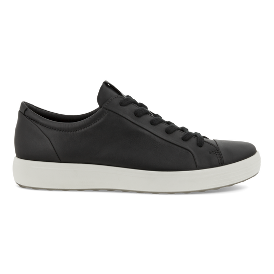 Ecco Men's Soft 7 City Lace Sneaker Black