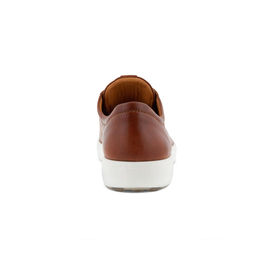 Ecco Men's Soft 7 City Lace Sneaker Cognac