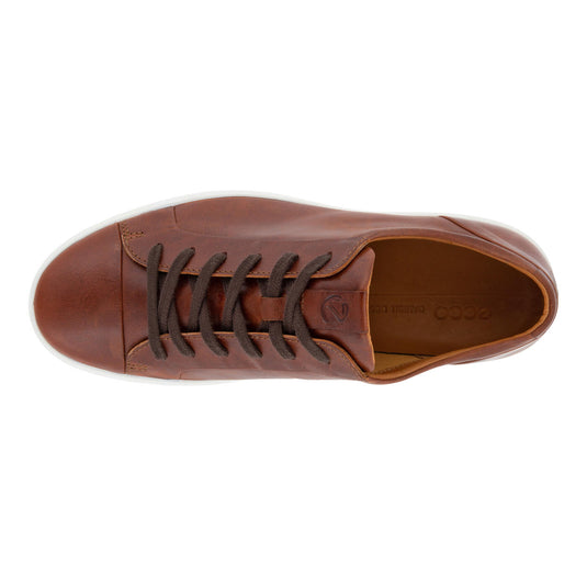 Ecco Men's Soft 7 City Lace Sneaker Cognac