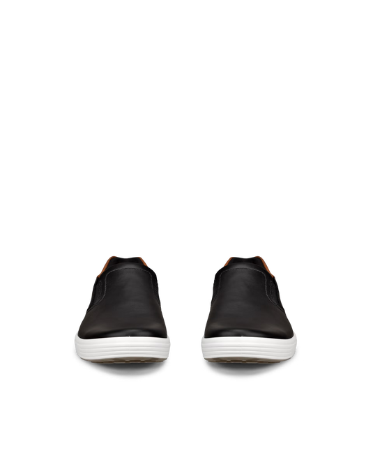 ECCO Men's Soft 7M Slip-in Shoe Black Leather