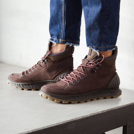 Ecco Exostrike Laceup boots Mocha
