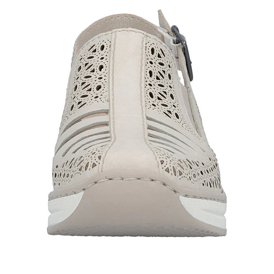 Rieker Women's Regina 659C7 Sandal Crema