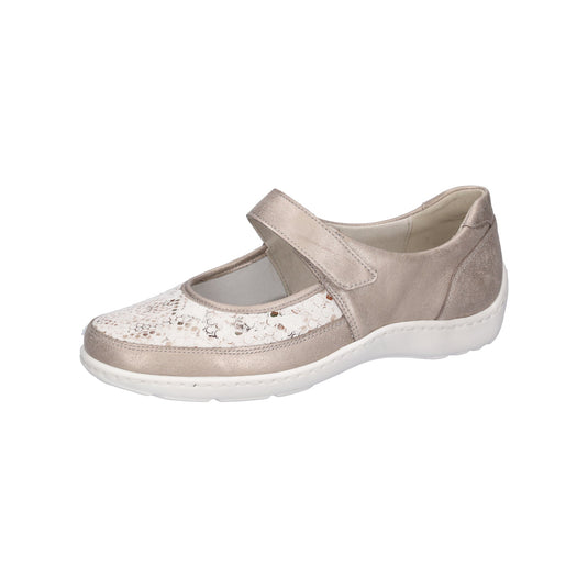 Waldlaufer Women's 496H33 Henni Mary Jane Beige