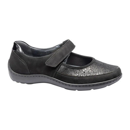 Waldlaufer Women's 496H33 Henni Mary Jane Black Combo