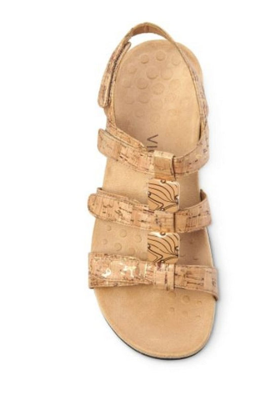 Vionic Women's Amber Sandals Gold Cork