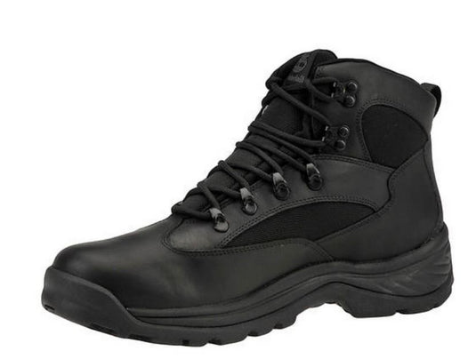 Timberland Men's Chocorua Waterproof Mid  Hiker Boots Black Full Grain