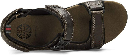 Dunham Men's Nolan Dun Adjustable Sandals Brown