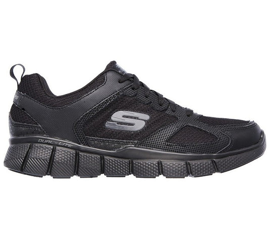 Skechers Men's Equalizer 2.0 - On Track Lace-up Shoes Black