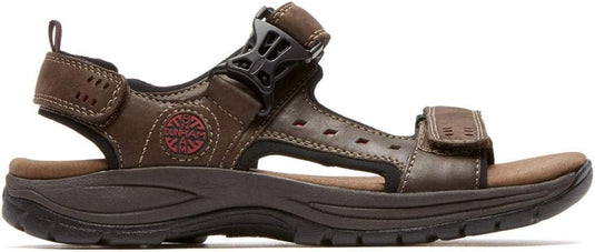 Dunham Men's Nolan Dun Adjustable Sandals Brown
