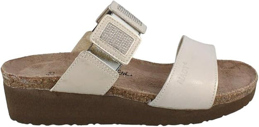 Naot Women's Emma Silver Black Raven Leather