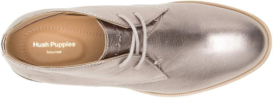 Hush Puppies Women's Bailey Chukka Boot Gunmetal Metallic
