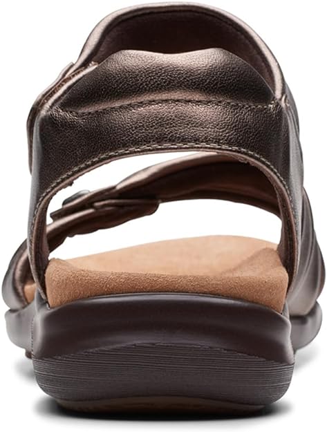 Clarks Women's Kitly Ave Sandal Bronze Leather