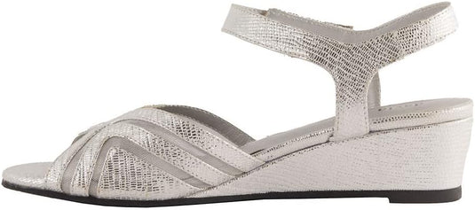 David Tate Women's Admire Silver Lizard Print