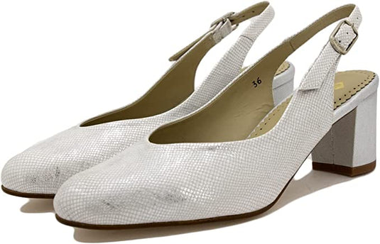 Piesanto Women's Dress Shoe Metal Silver 220230