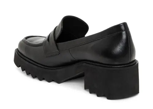 Ara Women's Paris Platform Penny Loafer Black