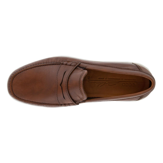 Ecco Men's S Lite Moc Penny Loafers Cognac