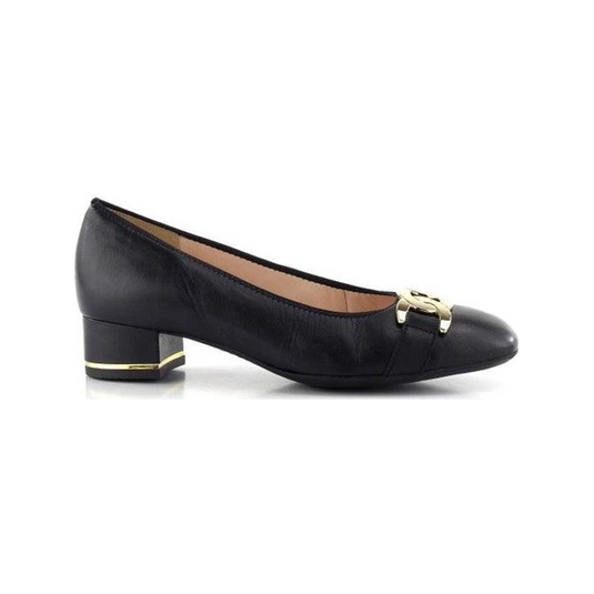 Ara Women's Nappa-Soft Black Leather with Gold