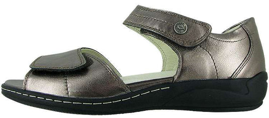 Waldlaufer Women's Hilena Velcro Sandals Bronze