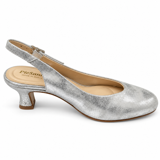 PieSanto Women's Slingback Kit Pump 260230 Saturn Peral