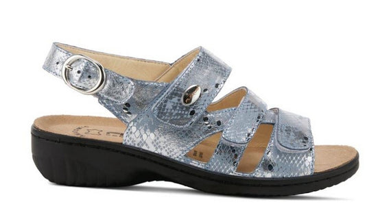 Spring Step Flexus Women's Acamar Sandals Blue Multi