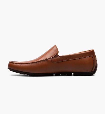 Florsheim Men's TALLADEGA Moc Toe Venetian Driver Cognac