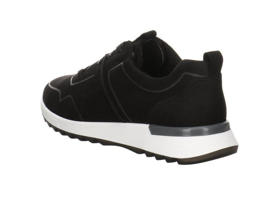 Ara Venice Side Zip GORETEX Sneaker - Black Leather