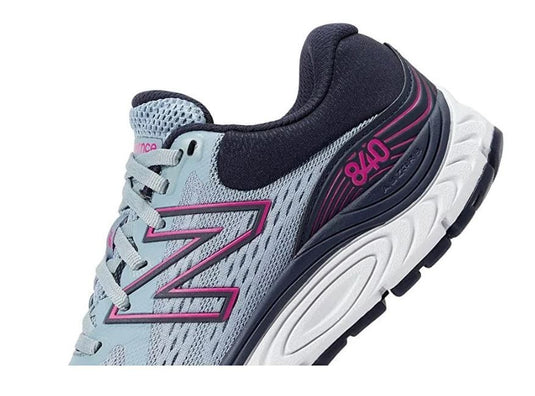 New Balance Women's 840v5 Cyclone with eclipse and magenta pop