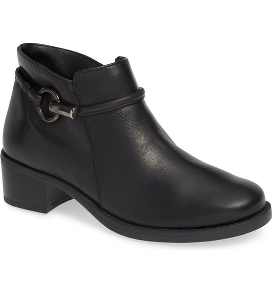 David Tate Women's Miller Bootie Black Leather