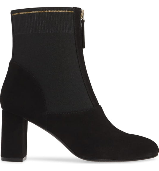 David Tate Women's Monique Bootie Black Suede