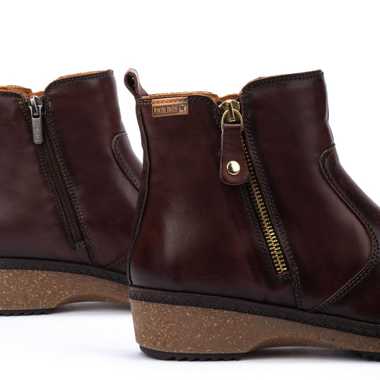 Pikolinos GRANADA Women's casual ankle boots - Caoba
