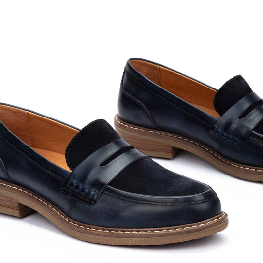 Pikolinos Women's Aldaya Leather Shoes Blue