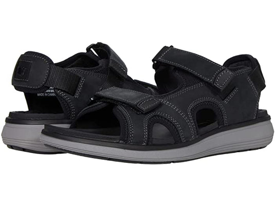 Florsheim Men's Sandals Venture River Black