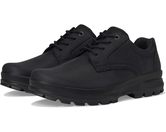 ECCO Men's Rugged Track Low Waterproof Hiking Shoe Black