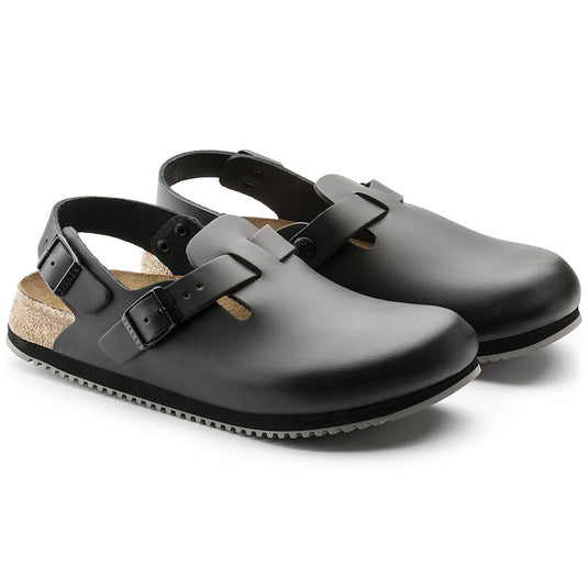 Birkenstock Tokio Super Grip Black Leather