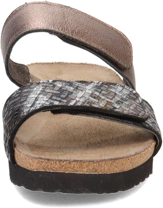 Naot Women's Althea Slide Sandals Mixed Metallic Lthr/Radiant Copper Lthr