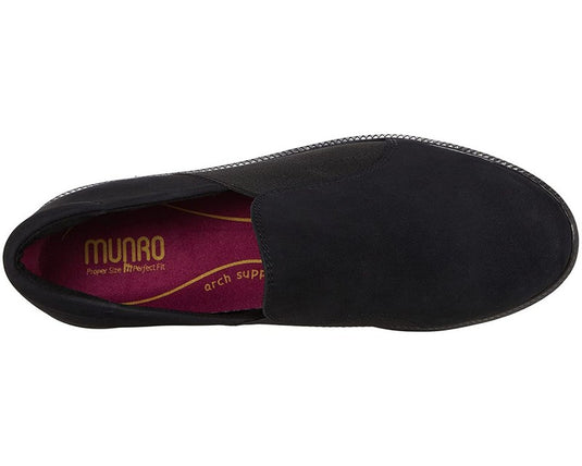 Munro Women's Clay Black Nubuck