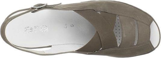 Ara Women's Rumor Slingback Sandal Taupe Nubuck