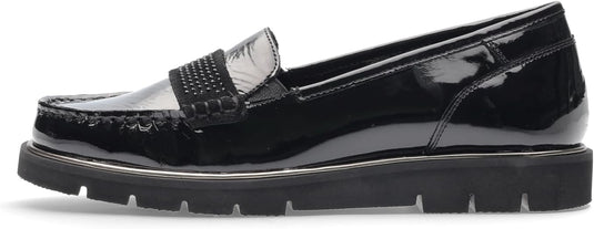 ARA Women's Dallas 2.0 Loafer Black Patent