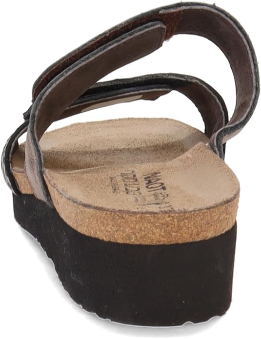 Naot Women's Althea Slide Sandals Mixed Metallic Lthr/Radiant Copper Lthr