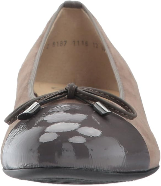ARA Women's Betty flat shoe Alapaca Suede